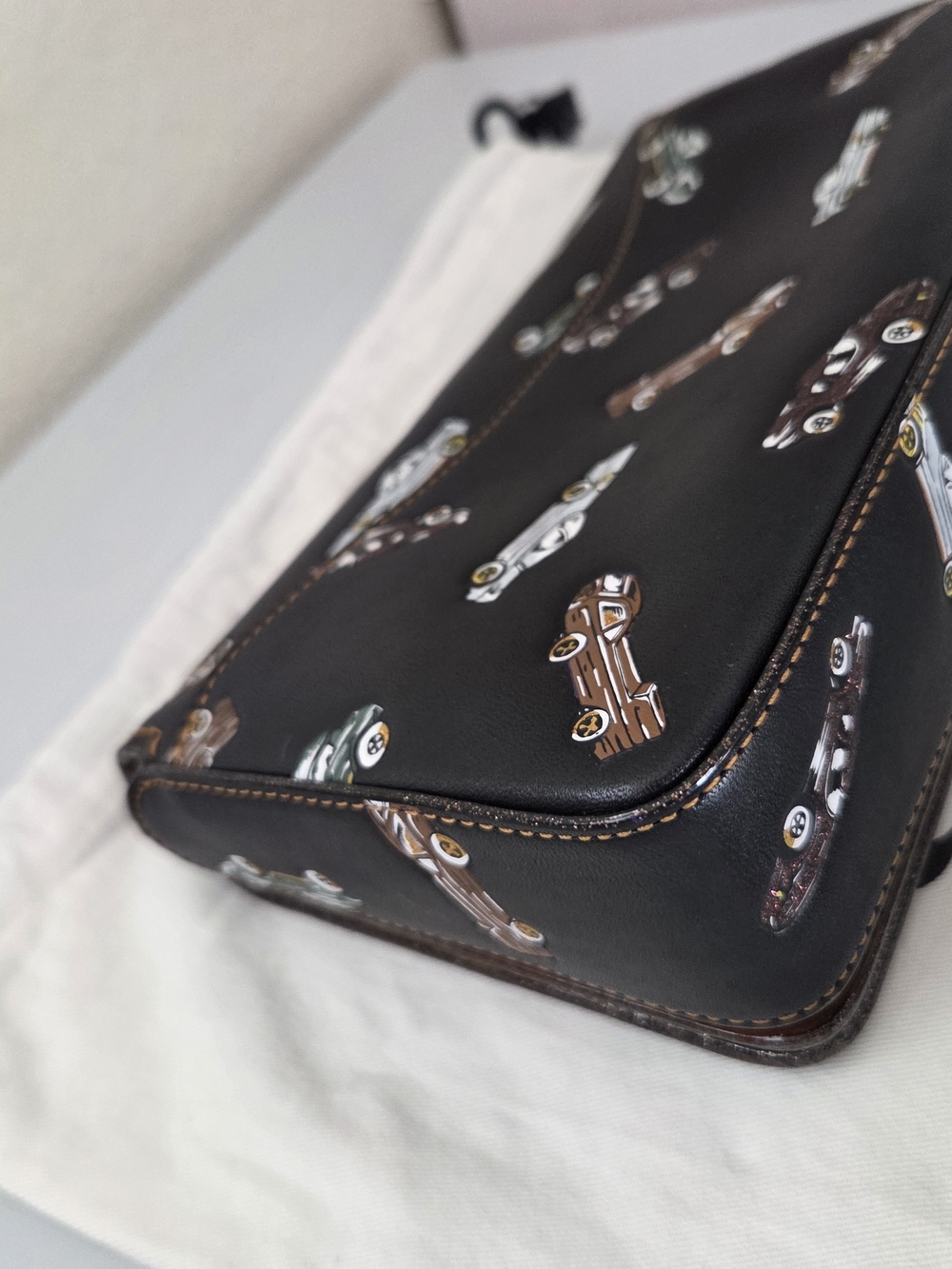 Coach 1941 Car Print Dinky Bag Limited Edition - Picture 11 of 13